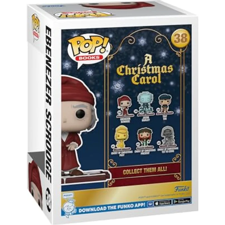 Funko Pop! Movies: A Christmas Carol - Scrooge - Vinyl-Sammelfigur - Geschenkidee - Offizielle Handelswaren - Spielzeug Für Kinder und Erwachsene - Movies Fans - Modellfigur Für Sammler und Display - 9,5 cm - Hochwertiges Vinyl - Weihnachtsedition - Funko – Bild 3