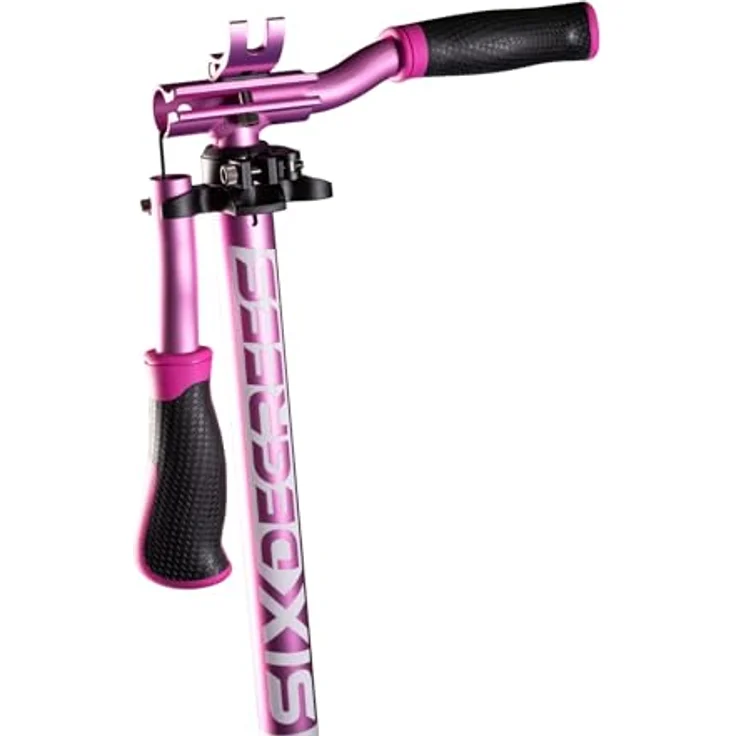 Authentic Sports Six Degrees Alu Scooter 145mm, pink, Junior Modell mit easy fold Klappmechanismus, höhenverstellbar, ABEC 7 Kugellager, max. Benutzergewicht 100 kg – Bild 6