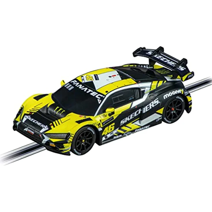 Carrera GO!!! Audi R8 LMS GT3 evo II Valentino Rossi No.46 I Rennbahnen und lizensierte Slotcars | bis zu 2 Spieler | Für Jungs und Mädchen ab 6 Jahren & Erwachsene – Bild 1