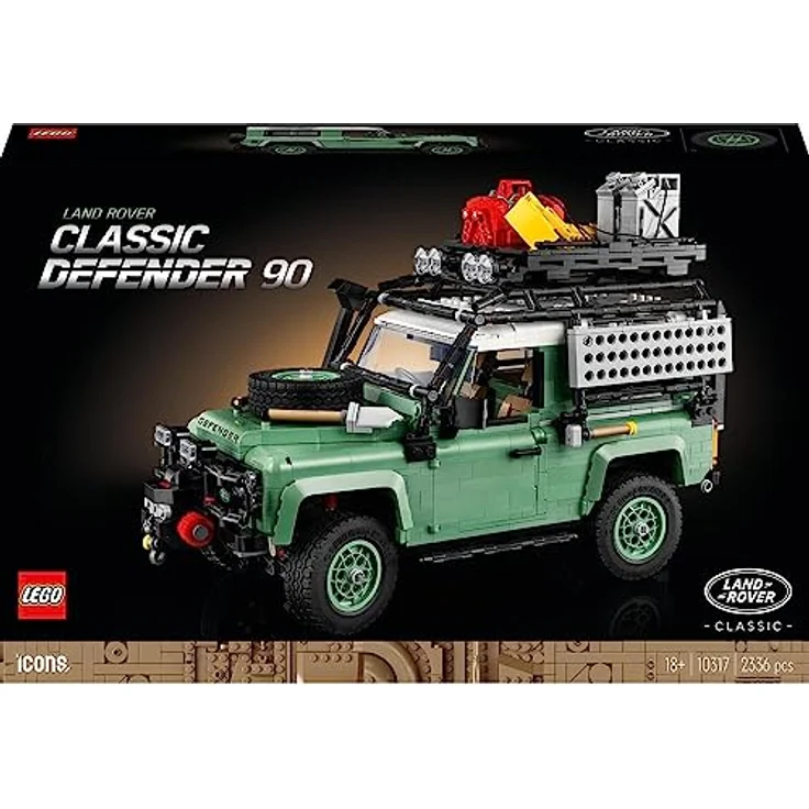 LEGO Icons 10317 Klassischer Land Rover Defender 90, 2336 Teile – Bild 2