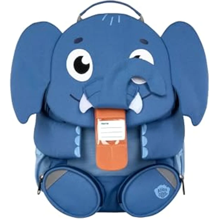 Affenzahn Großer Freund Kindergartenrucksack, 8L mit höhenverstellbarem Brustgurt und reflektierenden Elementen für 3-5 Jährige – Bild 5