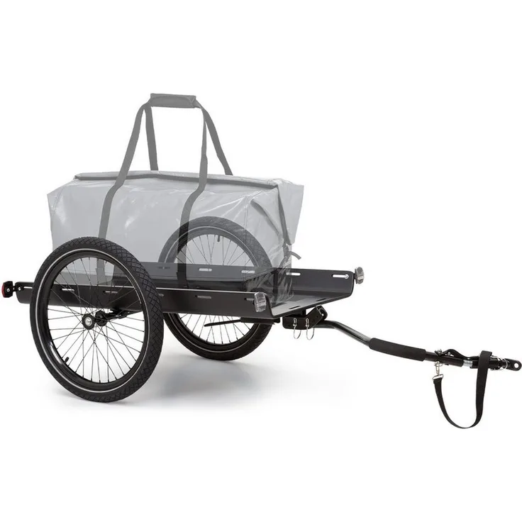 KLARFIT Fahrradkinderanhänger Companion Travel L Lastenanhänger, Transportanhänger mit 40 kg Belastbarkeit, 16" Reifen, inkl. Spanngurte - Preisvergleich