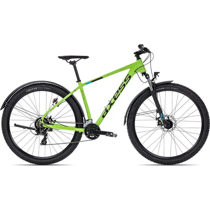 Axess Mountainbike SANDEE ATB, 14 Gang Shimano RD-TX800-7 Schaltwerk, Kettenschaltung, Herren MTB-Hardtail 29 Zoll grün