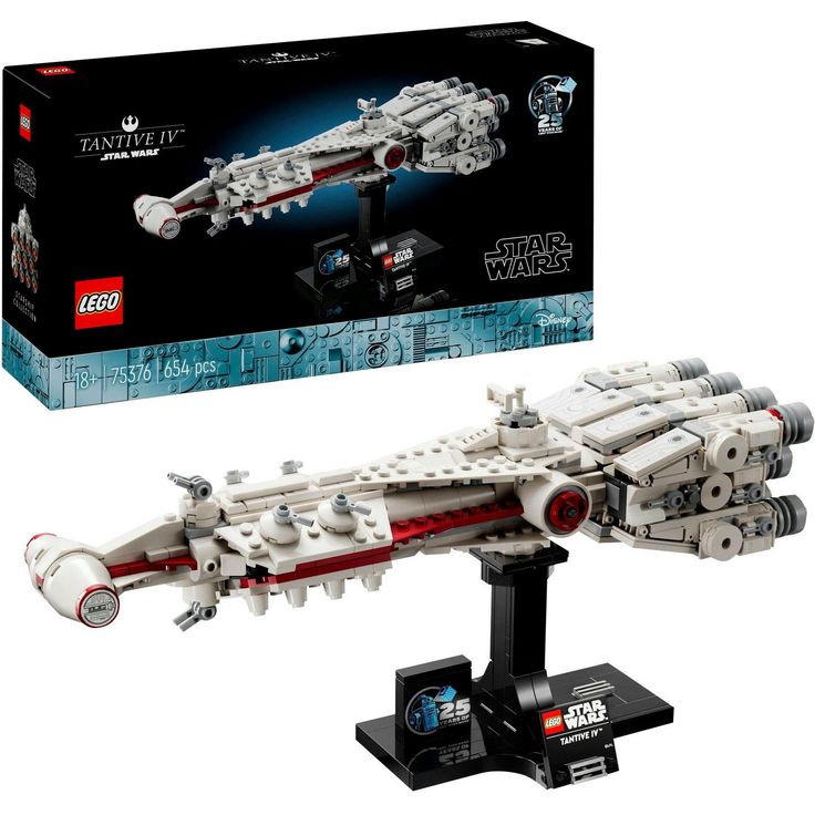 LEGO® Konstruktionsspielsteine Tantive IV (75376), LEGO® Star Wars, (654 St), Made in Europe – Bild 1