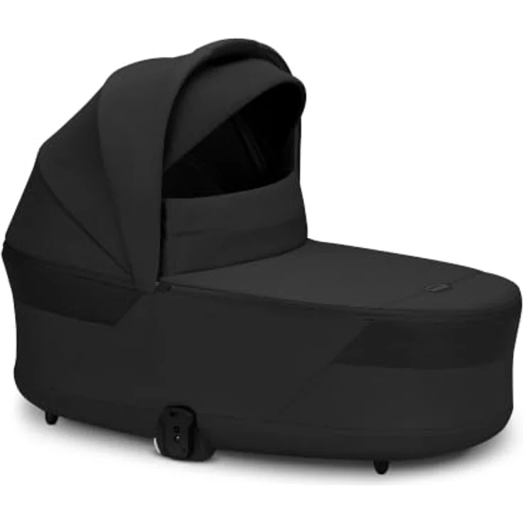Cybex Balios S Lux Kombikinderwagen inkl. Cot S LUX Babywanne, komfortable Babywanne, umsetzbarer Sportsitz, Farbe: Moon Black – Bild 7