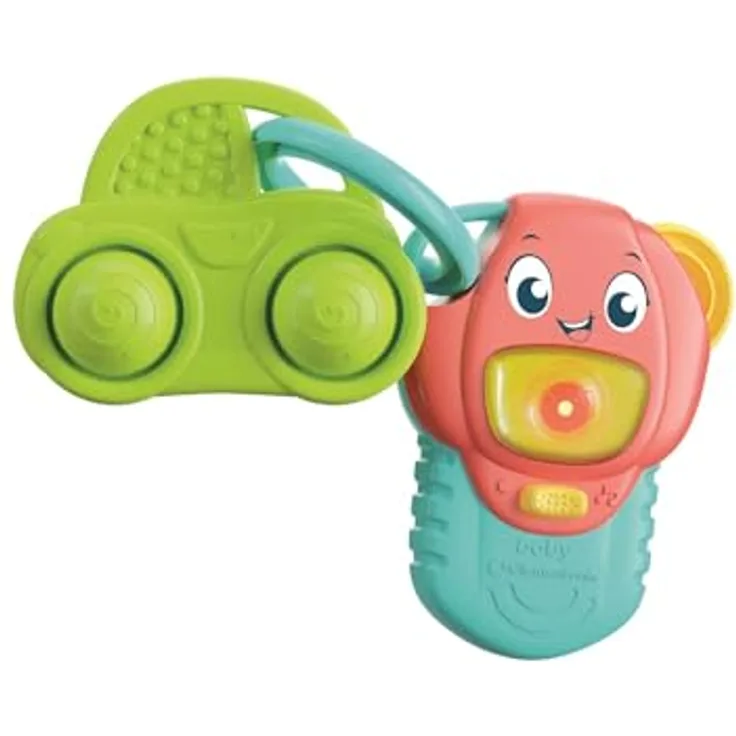 Clementoni 17947 My First Activity Key, interaktives elektronisches Baby Musikspiel mit Licht und Ton für Kinder 3-36 Monate, Multicolor