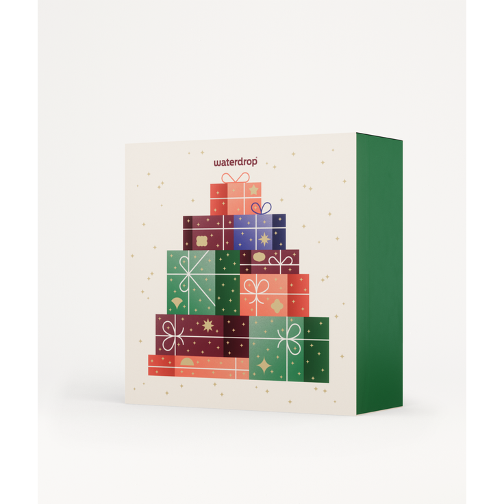 Waterdrop® Adventskalender Large 2025 – 25 Türchen mit Limited Editions, Partnerprodukten & Accessoires in wiederverwendbarer Geschenkbox – Bild 1