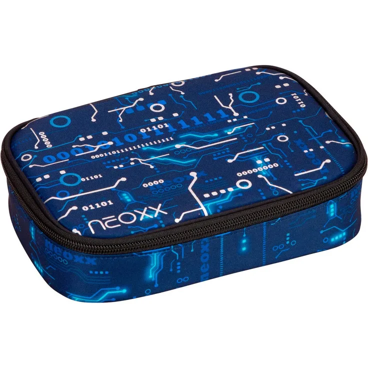 neoxx Schreibgeräteetui Schlamperbox, Dunk, Next Level - mit recyceltem Innenfutter aus PET-Flaschen