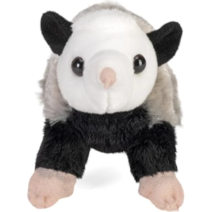 Wild Republic Opossum Kuscheltier - Pocketkins Eco, aus recycelten PET-Flaschen, 13 cm, Plüsch, Handwäsche – Bild 3
