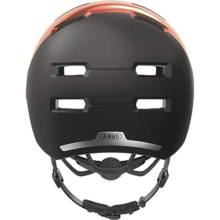 ABUS Stadthelm Skurb ACE - Fahrradhelm für Alltag, Skaten, BMX - Orange (Goldfish orange), Größe M – Bild 3