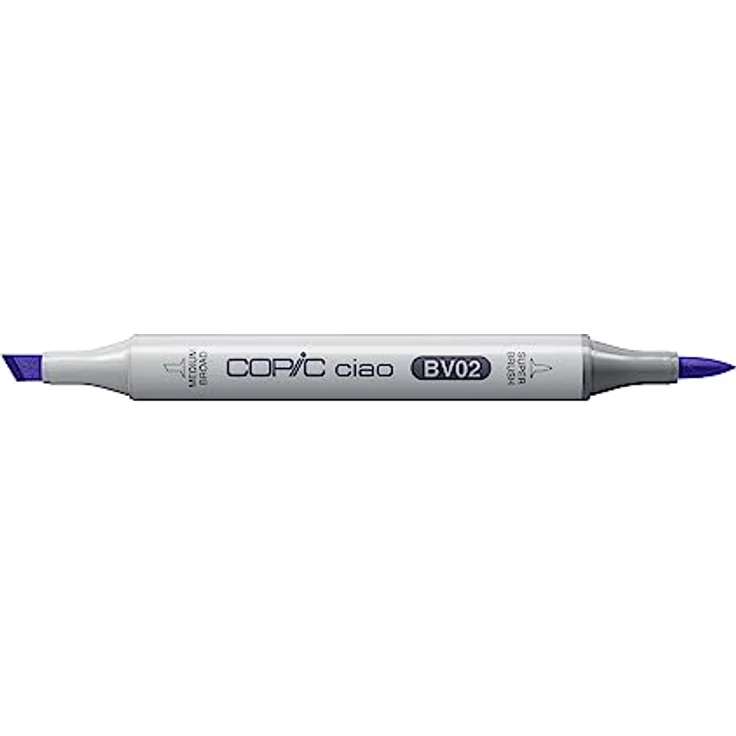 Copic COPIC Ciao Marker Typ BV-02, Prune, vielseitiger Layoutmarker mit mittelbreiter und Brush-Spitze, schnelltrocknend, wischfest und nachfüllbar – Bild 2