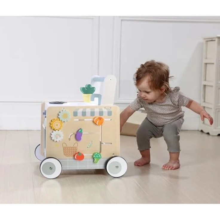 CHIC2000 Lauflernwagen Activity-Walker, Holz-Spielküche für kreative Entdecker ab 12 Monaten – Bild 6