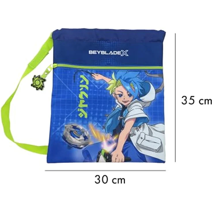 Beyblade Turnbeutel, Sportbeutel für Kinder mit Kordelzug, ideal für Schule und Freizeit – Bild 7