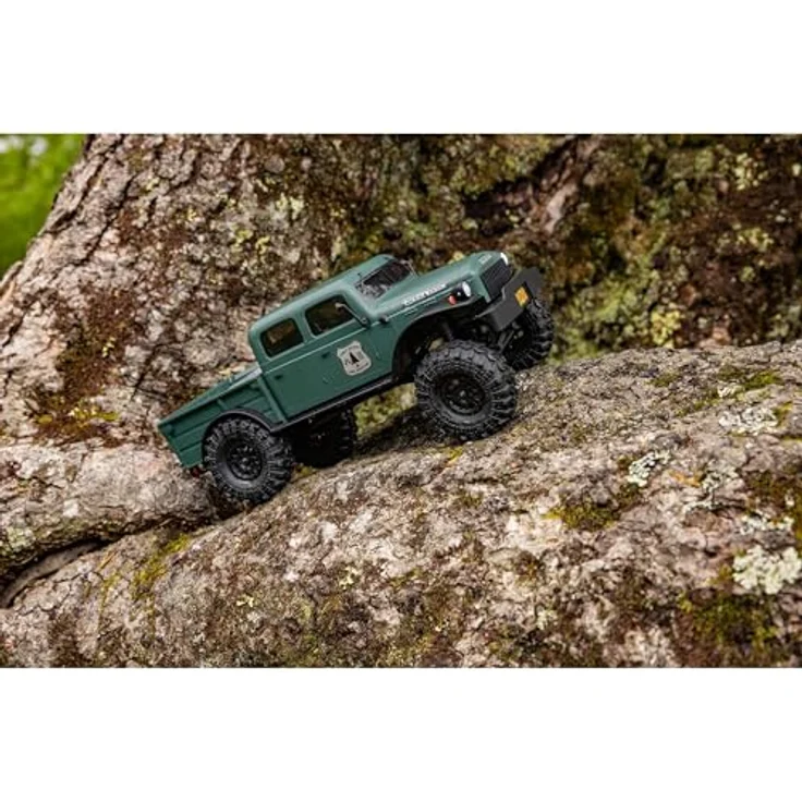 Axial RC Truck SCX24 40's 4-Türer Dodge Power Wagon Grün 1/24 4 Radantrieb RTR mit Pro-Line Reifen und Impulse Bead-Loc Rädern – Bild 5