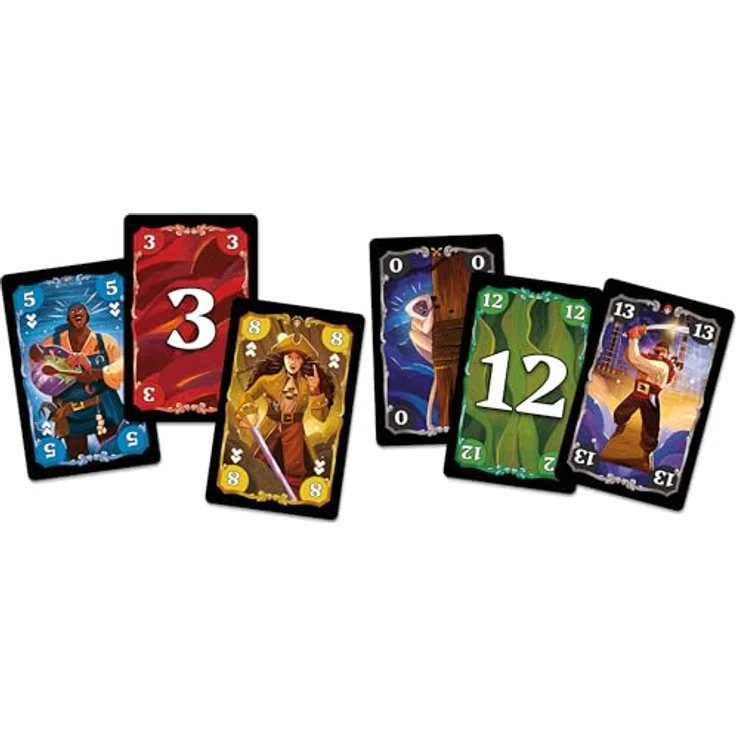Skull Queen Kartenspiel, Mehrfarbig - Kartenstichspiel mit originellem Twist, Starke Lernkurve, Hoher Wiederspielreiz Schmidt Spiele 49456 – Bild 3