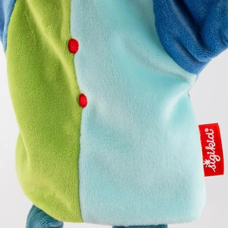 sigikid 43345 Handspielpuppe, Mehrfarbig/Kasper, OneSize - Kuschelweiche Handspielpuppe für Kasperletheater und Rollenspiele – Bild 5