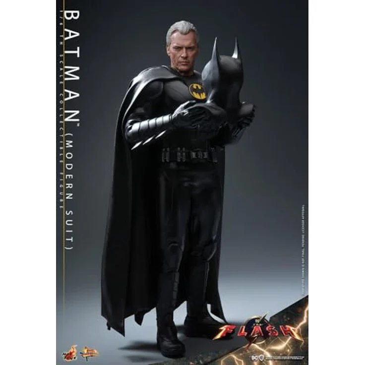 Hot Toys The Flash Figur Movie Masterpiece 1/6 Batman (Modern Suit), 30 cm - detailgetreue Sammelfigur mit hochwertiger Verarbeitung – Bild 5