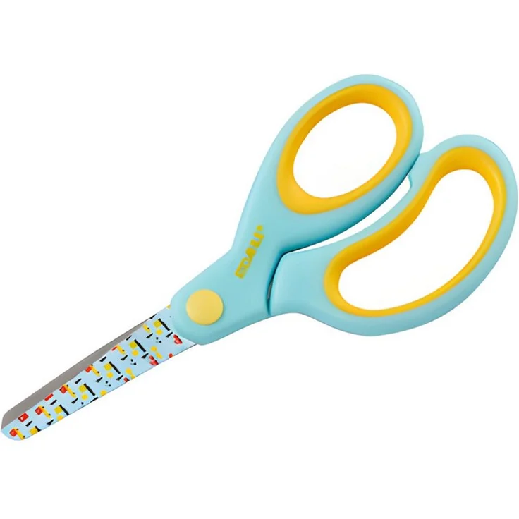 DAHLE Kinderschere KIDS 5 Zoll (13 cm), türkis mit Cars-Motiv, ergonomische Softgriffe, rostbeständiger Spezialstahl