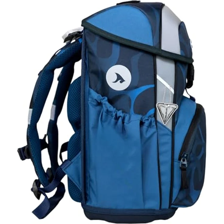 Belmil Schulranzen Kinderrucksack Maxi, ergonomisches 5-tlg. Set mit Brustgurt, wasserabweisend, 22 L, für Grundschule 1.-3. Klasse, reflektierende Elemente – Bild 7