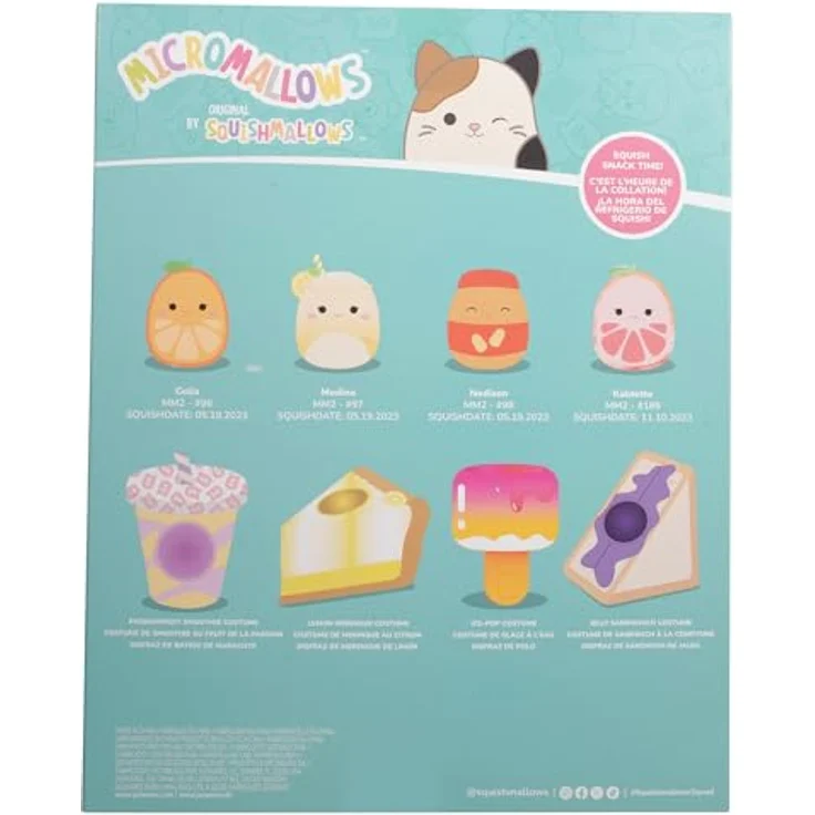 Squishmallows MICROMALLOWS Überraschung Delux Serie 1, plüschiges Kuscheltier, 6 cm – Bild 4