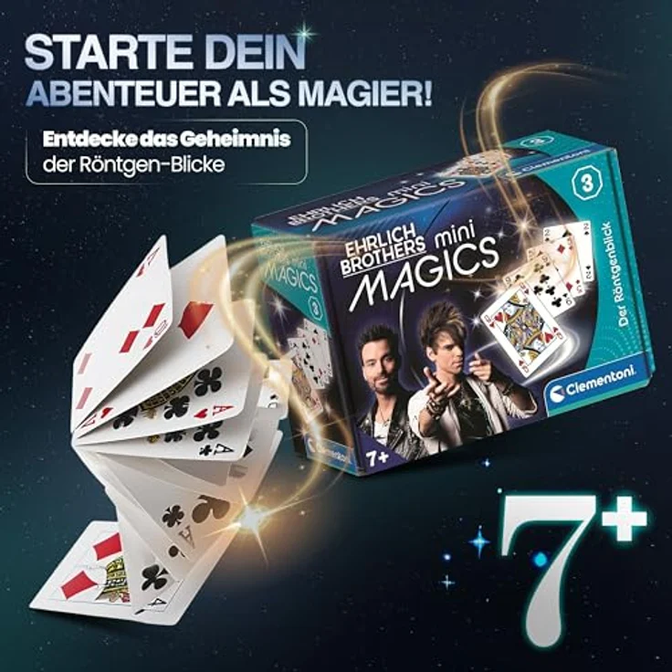Clementoni® Zauberkasten Ehrlich Brothers Mini Magics, Röntgenblick, für Kinder ab 7 Jahren, Made in Europe – Bild 3
