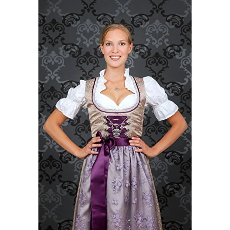Edelnice Dirndl Brokat, exklusives Gold-Dirndl aus der Exclusive Kollektion – Bild 10