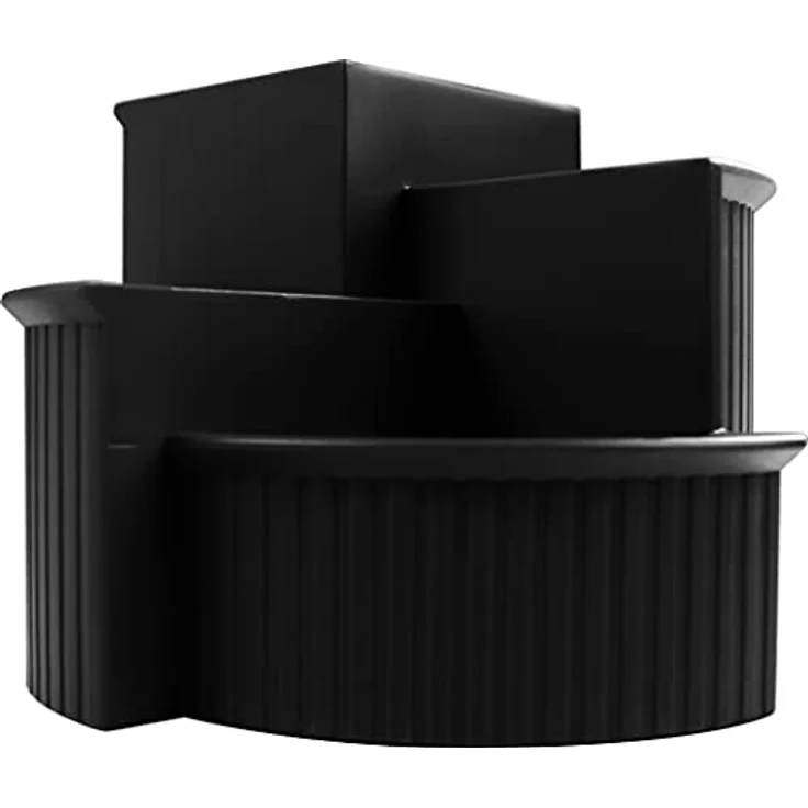 Helit H6390695 - Multiköcher „the hub line“, 4 Fächer, schwarz – Bild 2