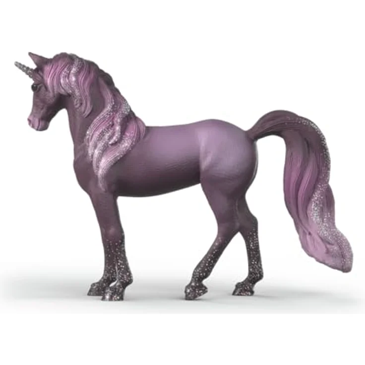 Schleich Galaxy Regenbogen Einhorn Stute 70842, BAYALA Figur in lila Tönen mit funkelnden Details, 15,4 x 3,4 x 11,1 cm – Bild 5