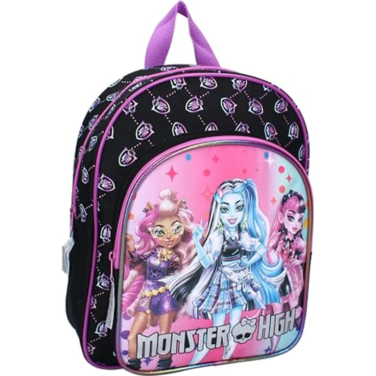 Monster High Rugzak - Feeling Fierce, Kindergartenrucksack mit stylischem Monster-Design – Bild 1