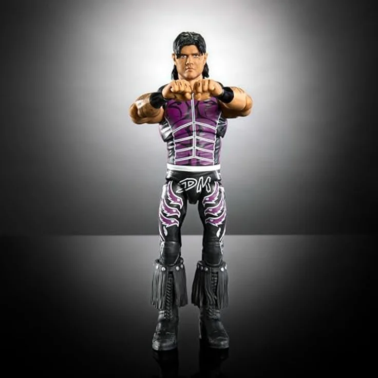 Mattel WWE Ultimative Edition Actionfigur, 15,2 cm Dominik Mysterio, austauschbare Köpfe & Hände, 30 Gelenkpunkte, TrueFX-Technologie – Bild 4