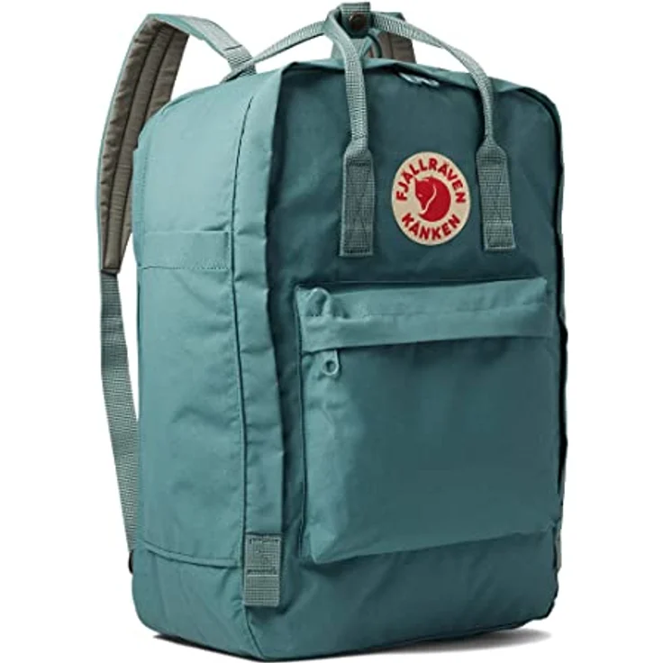 Fjällräven Kånken Laptop 17", Rucksack 42 cm, 20 Liter, gepolstertes Laptopfach, frost green – Bild 1