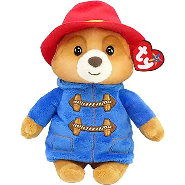 TY Paddington Bear Beanie Boos Medium Soft Plush Toy | Collectible Cuddly Stuffed Teddy, colorful – Bild 1