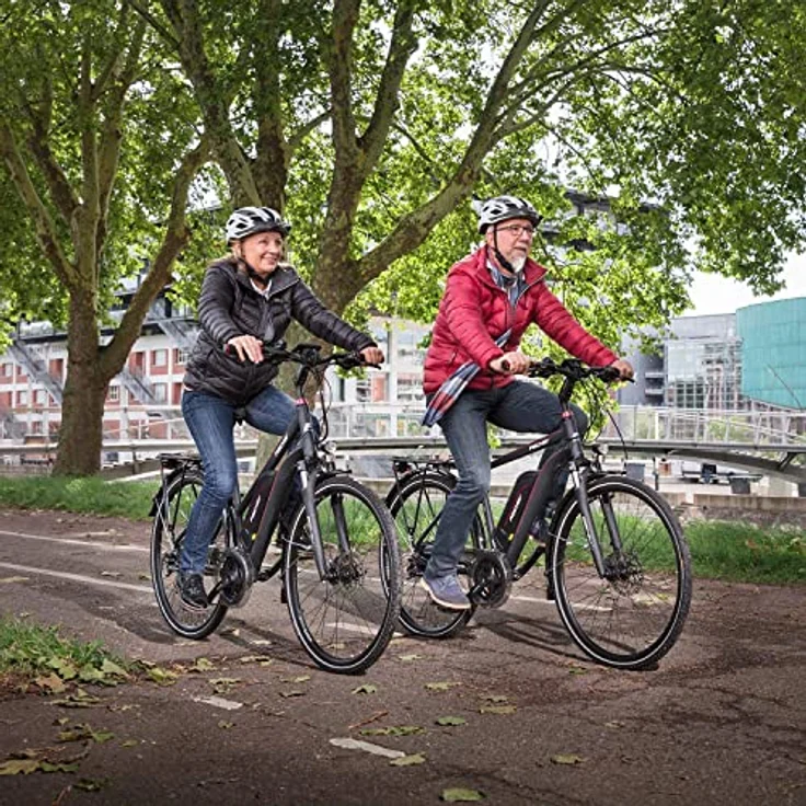Fischer Fahrrad Urban Lano L/XL MTB-Helm Weiß Schwarz Bekleidung Größe=L – Bild 8