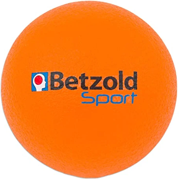 Betzold Softball 15 cm, Schaumstoff-Ball für Kinder mit wasserabweisender Beschichtung, leicht und farbenfroh – Bild 1