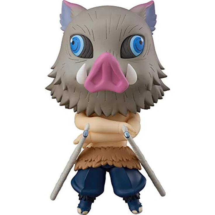 Good Smile Company Kimetsu no Yaiba: Demon Slayer Nendoroid Actionfigur Inosuke Hashibira, 10 cm mit Base – Bild 1