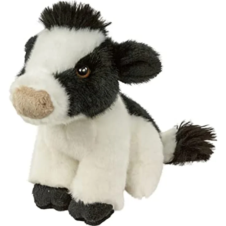 Teddys Rothenburg Kuscheltier Kuh Rind 18 cm sitzend, schwarz/weiß, waschmaschinenfest bis 30°C – Bild 1