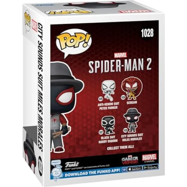 Funko POP! Games: SM2VG - City Sounds Miles - Spider-Man 2 Video Game Vinyl-Sammelfigur - 9,5 cm - Geschenkidee - Offizielle Handelswaren - Funko Pop! Figur für Video Games Fans – Bild 3