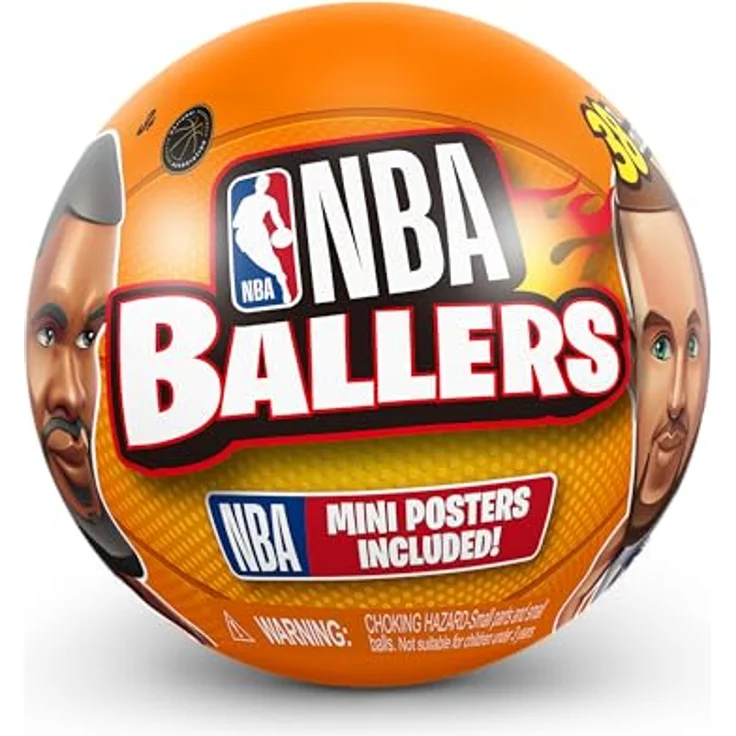 Zuru 5 Surprise NBA Ballers Serie 2, Sammelfiguren mit 36 Spielern und 9 seltenen Figuren, Mehrfarbig – Bild 2