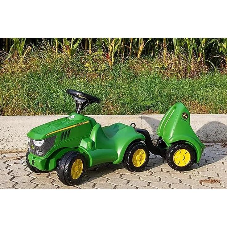 Rolly Toys Babyrutscher Minitrac John Deere 6150R + Anhänger rollyMinitrac – Bild 4