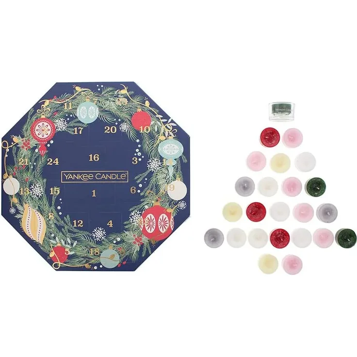 Yankee Candle Countdown To Christmas Geschenkset, Adventskalender mit festlichen Düften