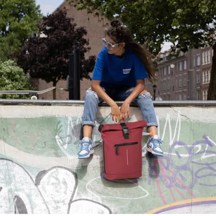 New Rebels MART Rucksack Rol 16L burgundy – Bild 7