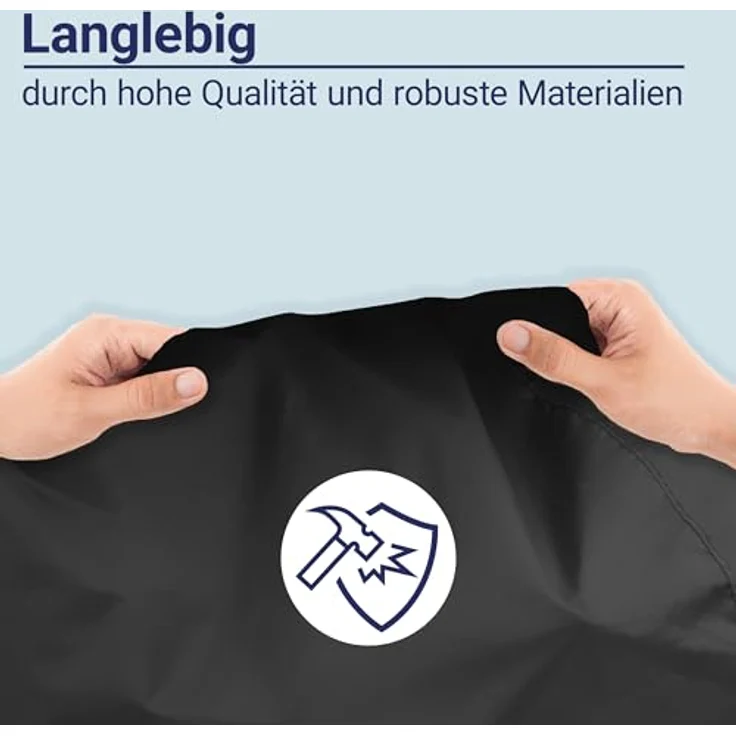 Zamboo Faltgarage für Fahrradanhänger, Wetter- und Schmutzschutz mit integriertem Diebstahlschutz – Bild 5