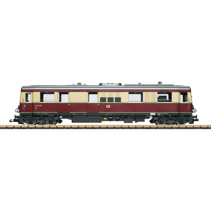 LGB 26391, Dieseltriebwagen VT 137 566 der DR, Epoche III, mfx/DCC-Decoder, 64 cm длина