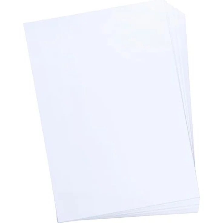 folia 614/50 60 - Fotokarton DIN A4, 300 g/qm, 50 Blatt, silber matt - zum Basteln und kreativen Gestalten von Karten, Fensterbildern und für Scrapbooking – Bild 3
