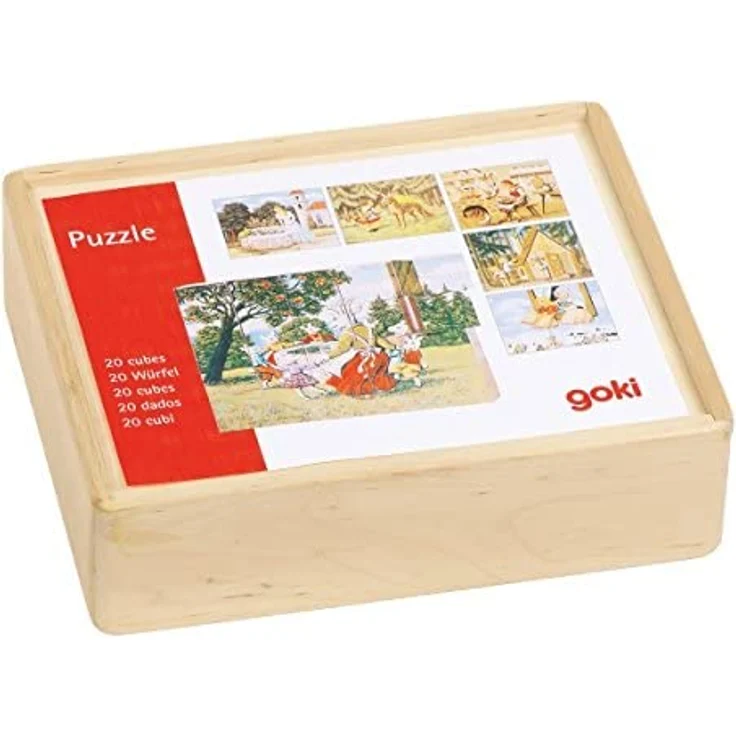Würfelpuzzle Märchen Holz – Bild 9