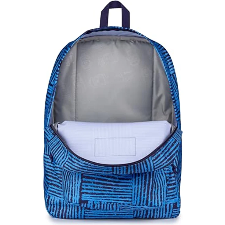 JANSPORT SuperBreak Einfädig, Schulrucksack mit großem Hauptfach und Allzwecktasche, gepolsterte Schultergurte, schwarz – Bild 2
