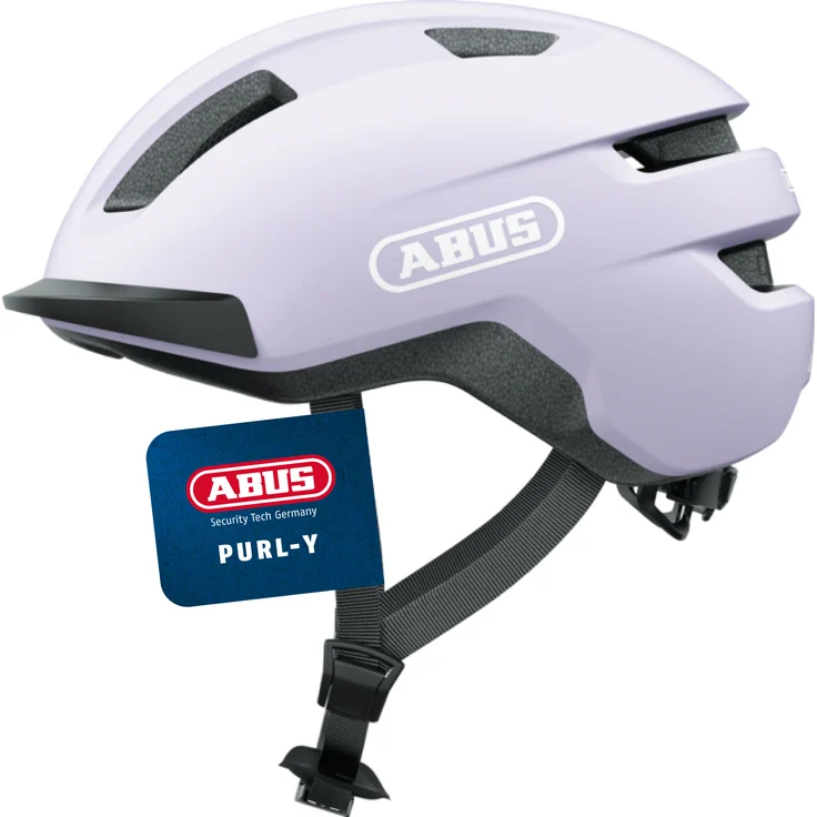 ABUS Fahrradhelm PURL-Y – NTA-Schutzhelm für E-Bike und S-Pedelec – Lavendel (Light Lavender), Größe S – Bild 1