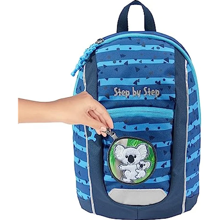 Step by Step KIGA Mini Kinderrucksack 30 cm, blau, aus 100% PET, Koala Coco Design, Maße 11 x 20 x 30 cm – Bild 6