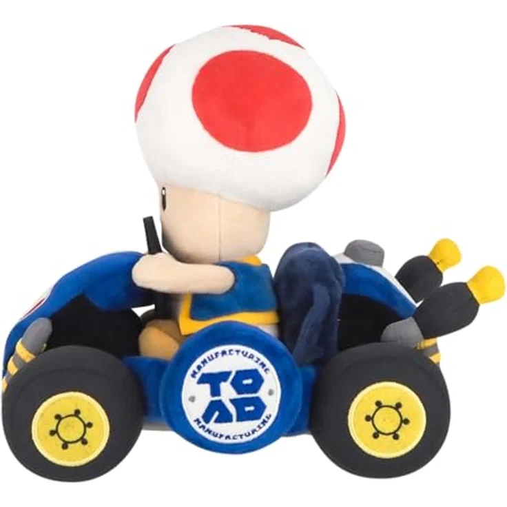 Together+ Plüschtier – Mario Kart World – Toad, 27 cm, detailgetreue Nachbildung, hochwertiges Material für Langlebigkeit – Bild 3