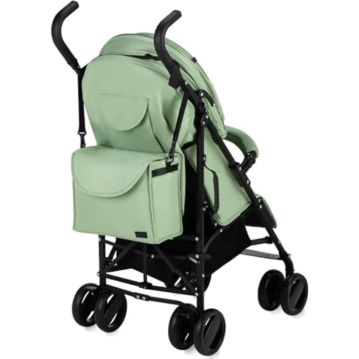 MoMi Kinder-Buggy Akira, Leicht & kompakt faltbar bis 15 kg, inkl. Zubehör, Schwarz – Bild 20